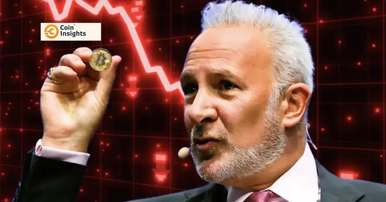 Biểu đồ về giá Bitcoin và thị trường tài chính, hình ảnh minh họa cho nhận định của Peter Schiff