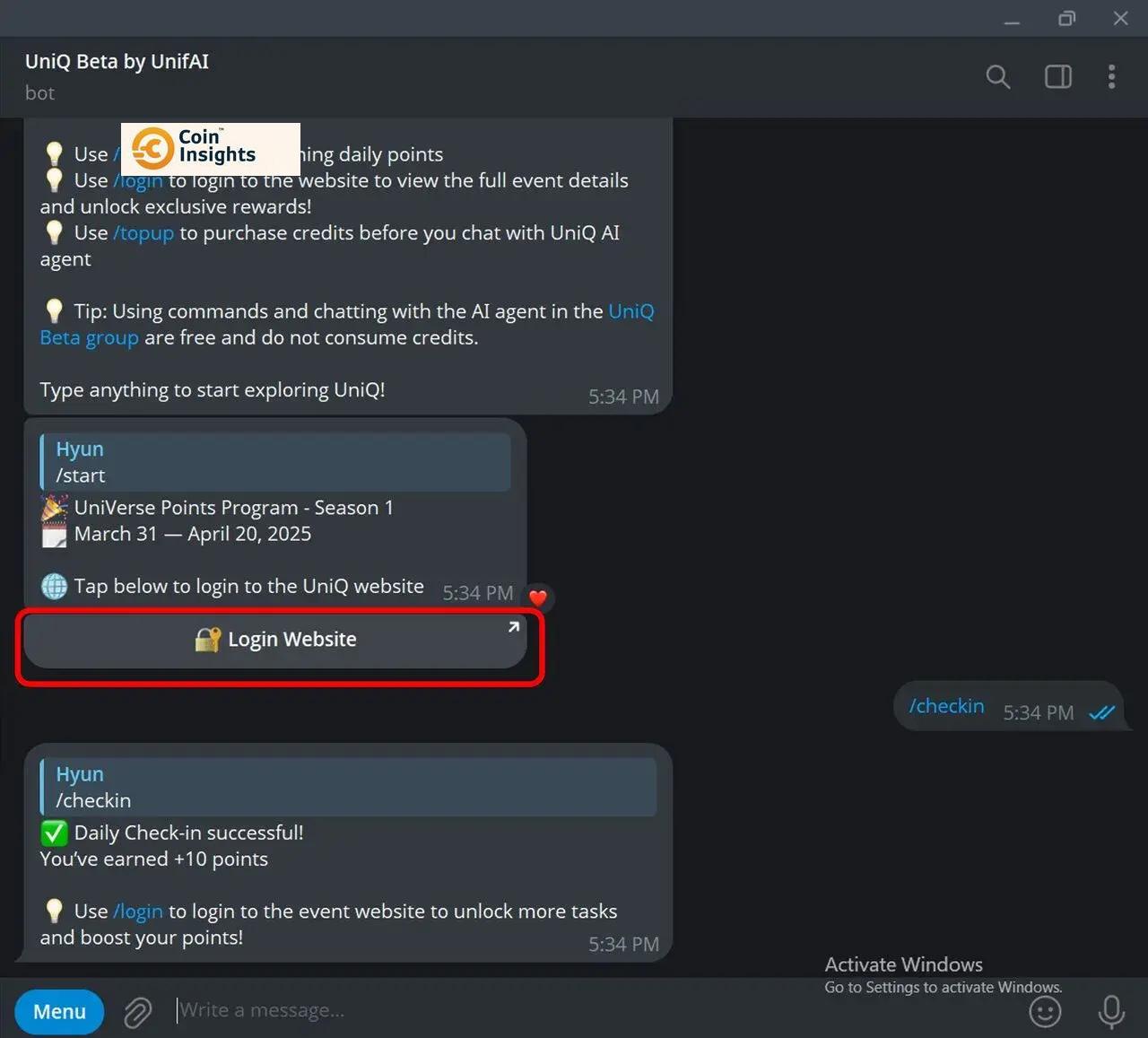 Đăng nhập vào UnifAI Network