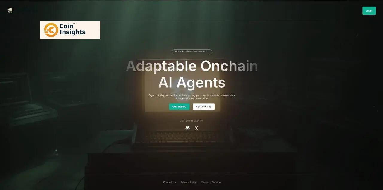 Khám Phá Wayfinder: Nền Tảng AI Agent Đa Chuỗi Đột Phá 2 Giao diện trang chủ của Wayfinder