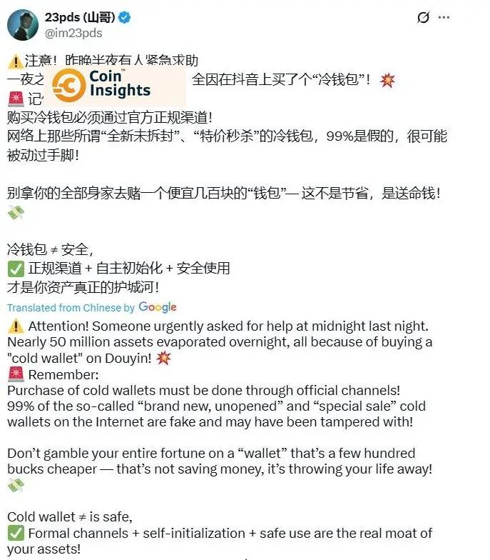 Cảnh Báo Đau Đớn: Người Dùng Mất Gần 7 Triệu USD Khi Mua Ví Lạnh Giả Qua Douyin 4 Ảnh minh họa về an ninh mạng