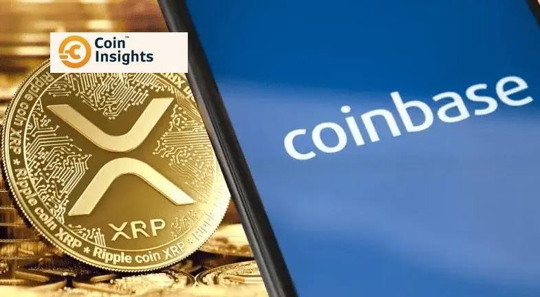 Hình ảnh minh họa về Coinbase niêm yết XRP