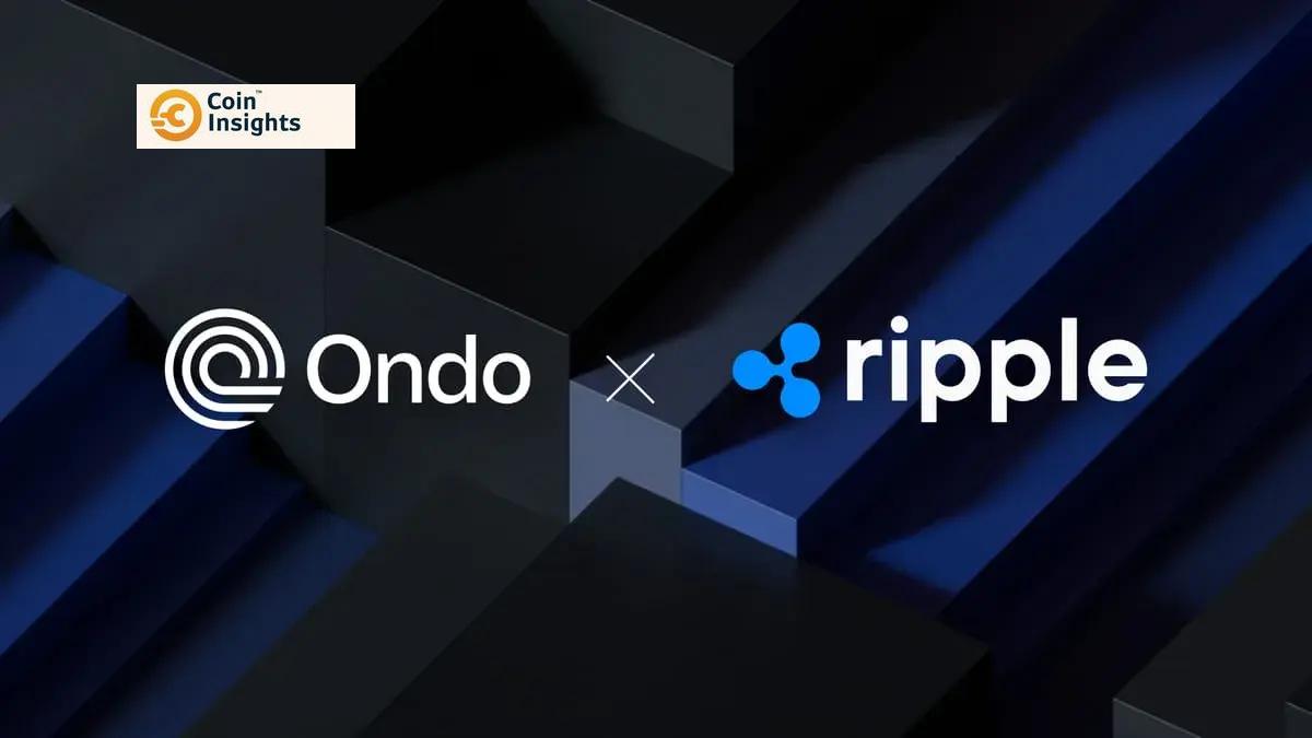 Hình ảnh mô tả hợp tác giữa Ripple và Ondo Finance