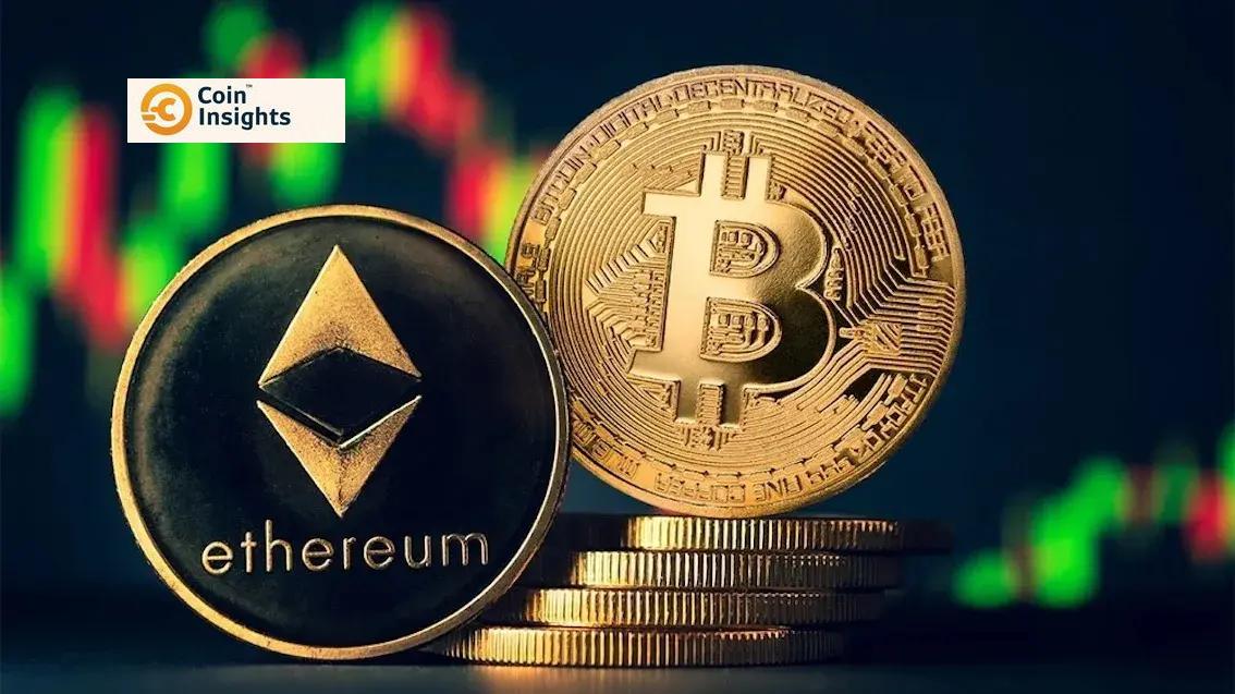 Biểu đồ giá Bitcoin và Ethereum